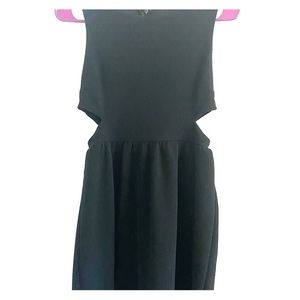 Black cutout Forever 21 bubble dress
